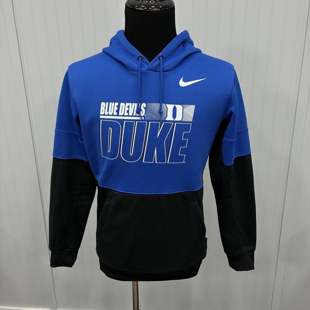 Nike Men's Medium NCAA Duke Blue Devils Dri-Fit Pullover Hoodie